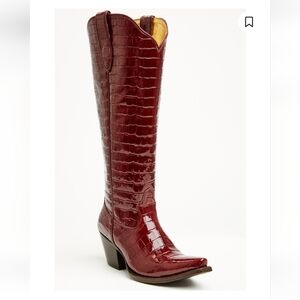 Ariat Women's Casanova Crocodile Print Tall Western Boots - Snip Toe